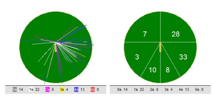 Wagon Wheel of Sian Kelly's innings